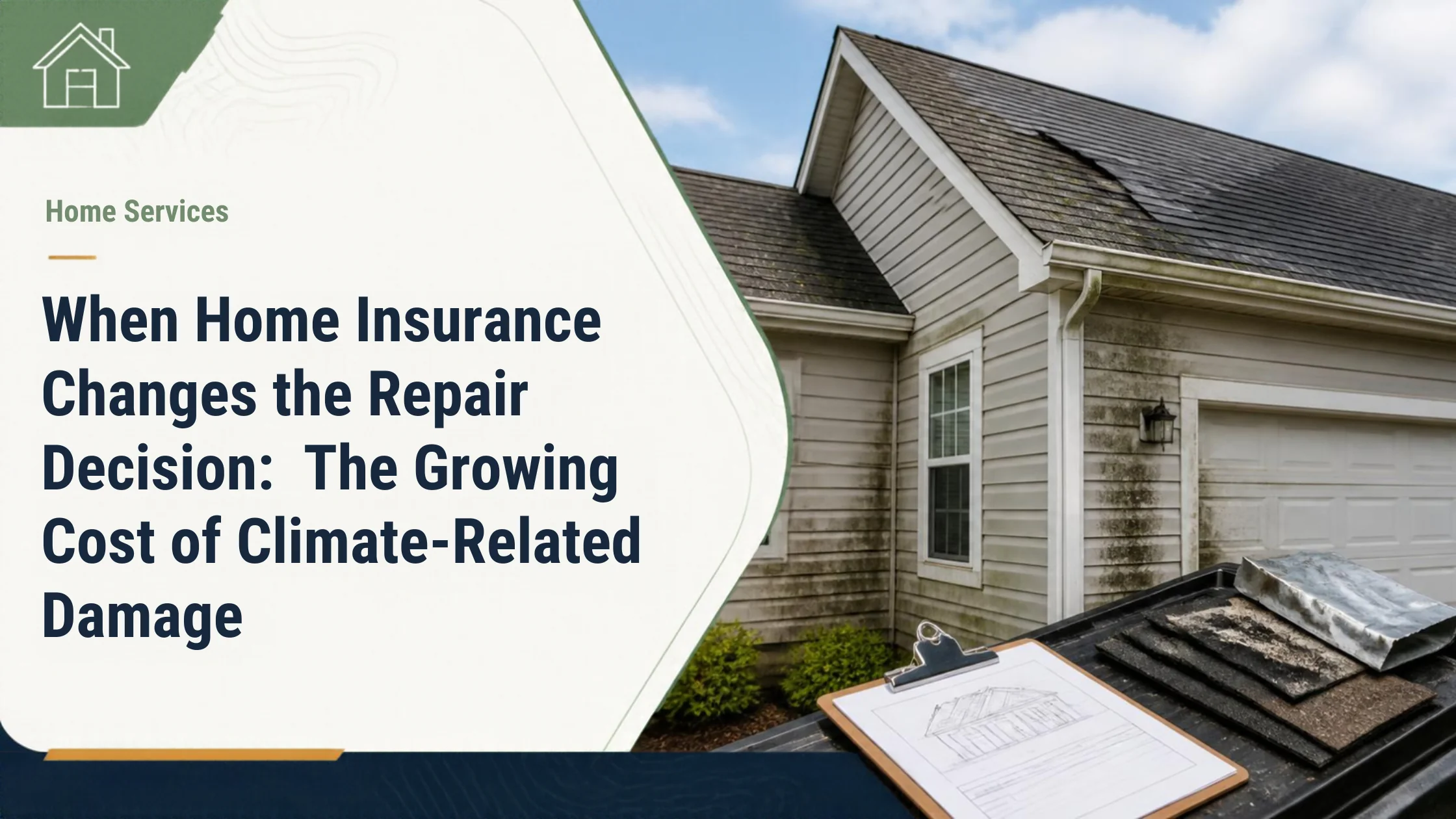 When Home Insurance Changes the Repair Decisio