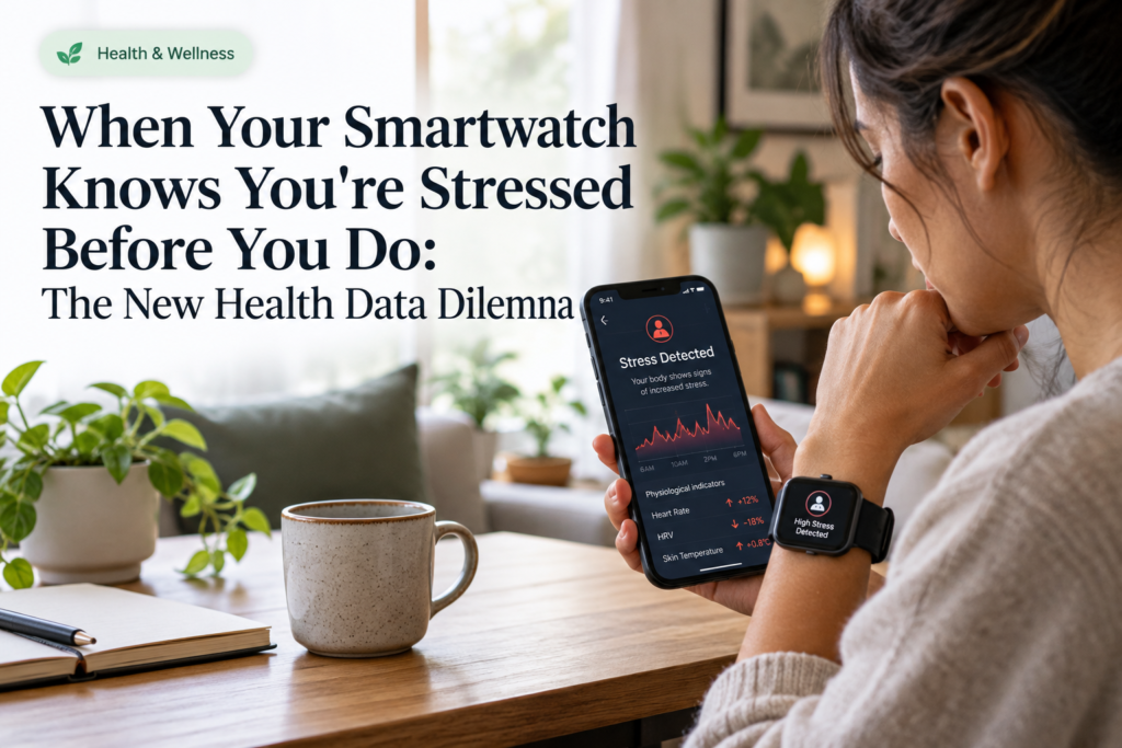 When Your Smartwatch Knows You're Stressed Before You Do: The New Health Data Dilemma