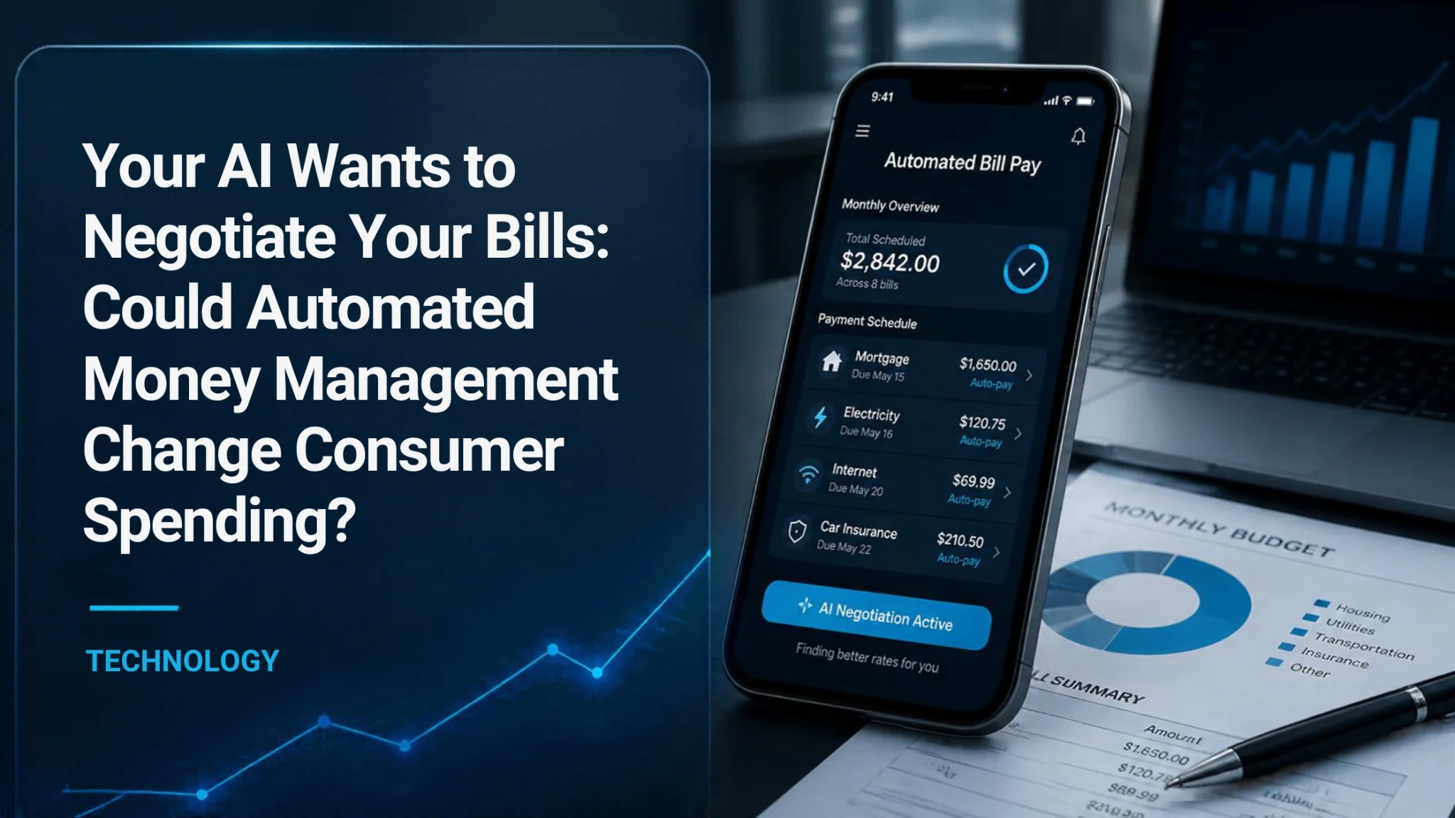 Your AI Wants to Negotiate Your Bills: Could Automated Money Management Change Consumer Spending?